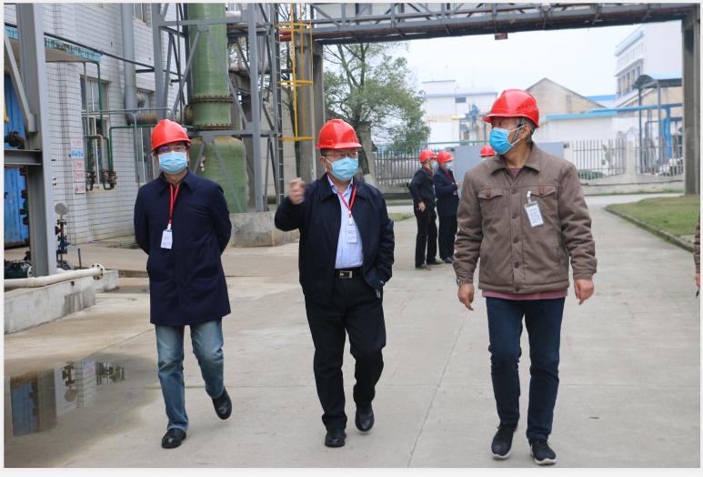 省國資委巡視員盧光祖來海利常德公司督查疫情防控與復工復產(chǎn)工作